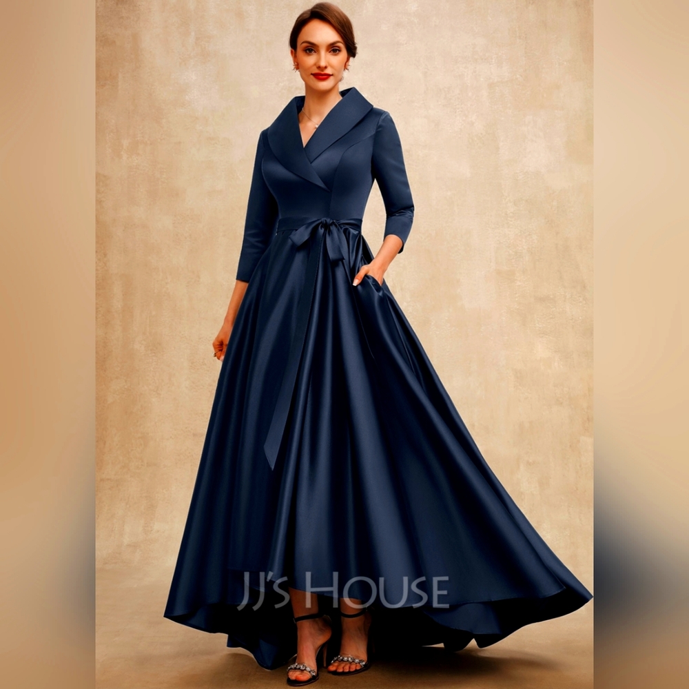 Formal Ink Blue Evening Gown